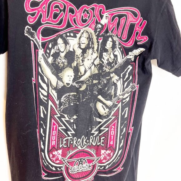Aerosmith | Let Rock Rule T-Shirt 2014 - Picture 2 of 6